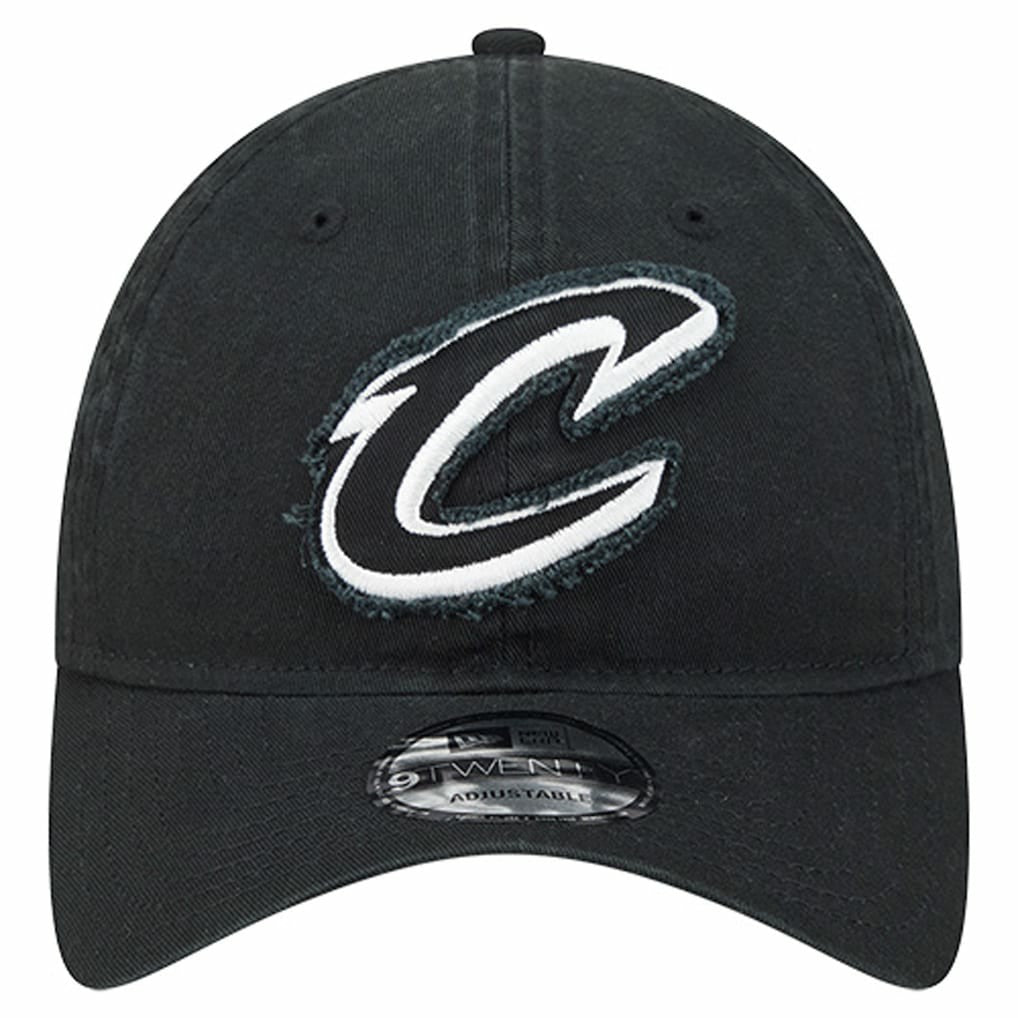Black Cleveland Cavaliers Stamp Fabric Applique 9TWENTY Adjustable Hat sale | NBA