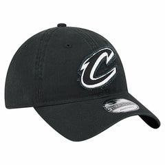 Black Cleveland Cavaliers Stamp Fabric Applique 9TWENTY Adjustable Hat sale | NBA