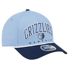 Light Blue Memphis Grizzlies Bold Arch COOLERA 9FORTY A-Frame M-Crown Adjustable Hat | NBA