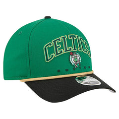Kelly Green Boston Celtics Bold Arch COOLERA 9FORTY A-Frame M-Crown Adjustable Hat | NBA