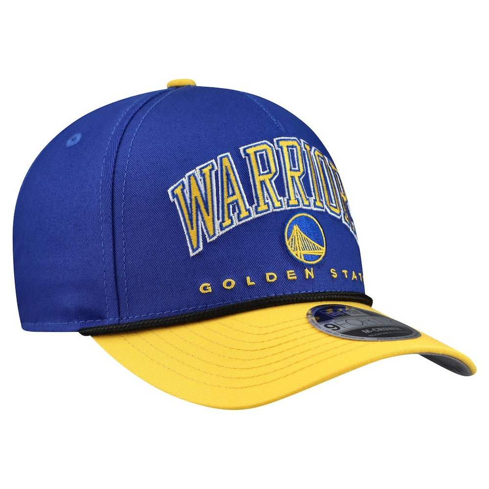 Royal Golden State Warriors Bold Arch COOLERA 9FORTY A-Frame M-Crown Adjustable Hat sale | NBA