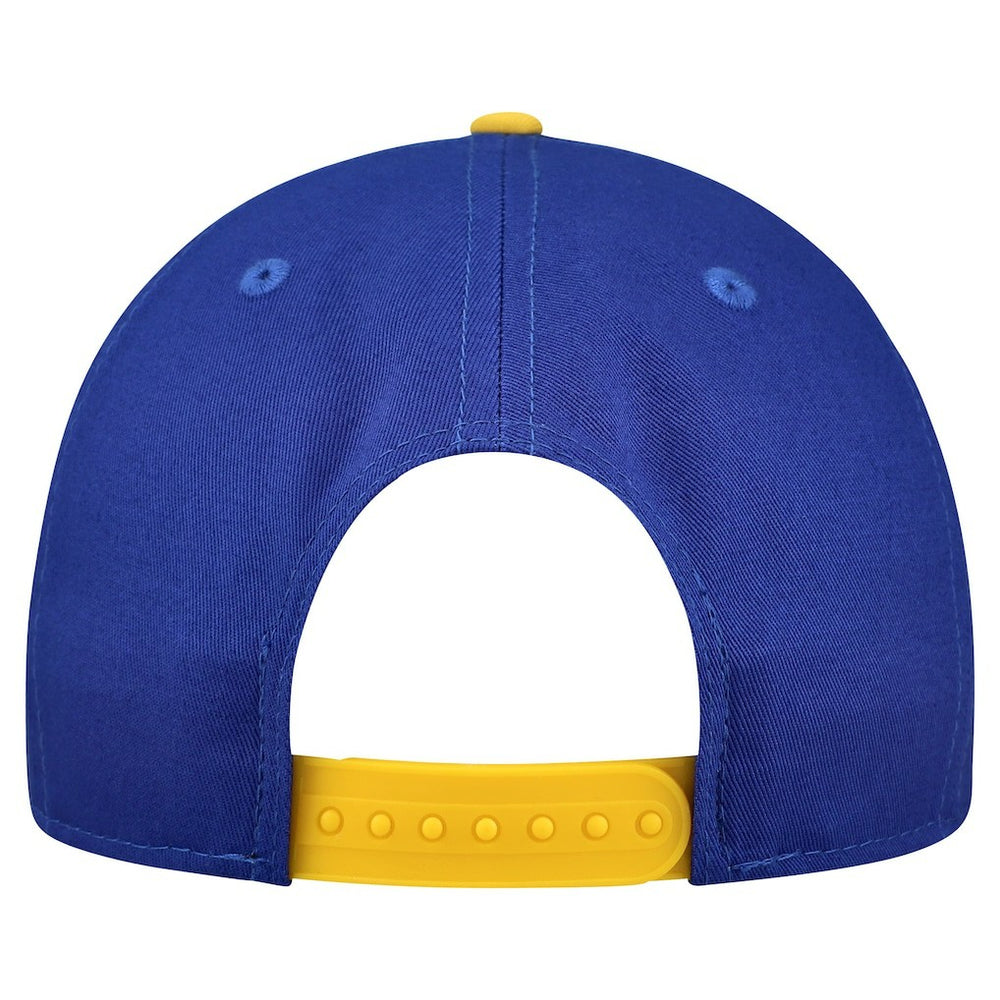 Royal Golden State Warriors Bold Arch COOLERA 9FORTY A-Frame M-Crown Adjustable Hat sale | NBA