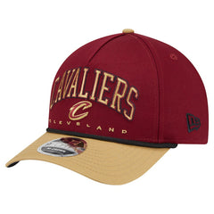 Wine Cleveland Cavaliers Bold Arch COOLERA 9FORTY A-Frame M-Crown Adjustable Hat sale | NBA