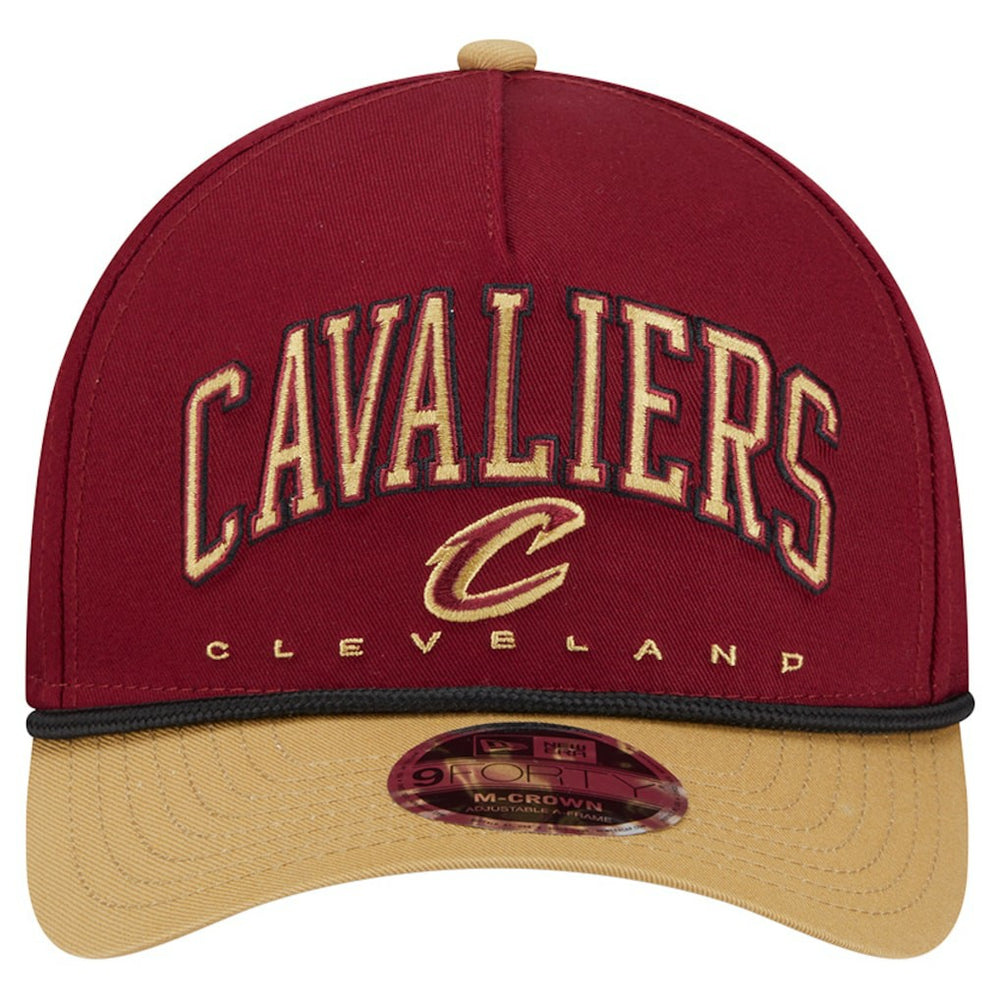 Wine Cleveland Cavaliers Bold Arch COOLERA 9FORTY A-Frame M-Crown Adjustable Hat sale | NBA