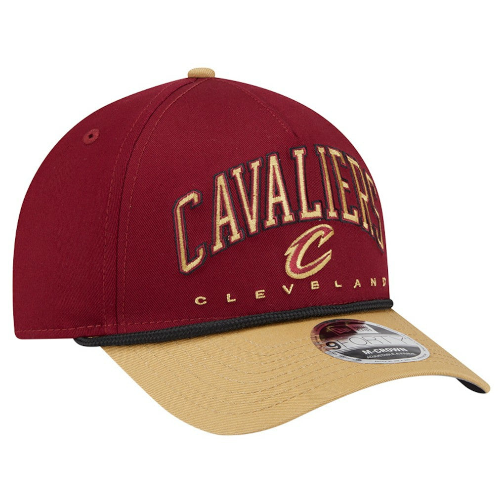 Wine Cleveland Cavaliers Bold Arch COOLERA 9FORTY A-Frame M-Crown Adjustable Hat sale | NBA