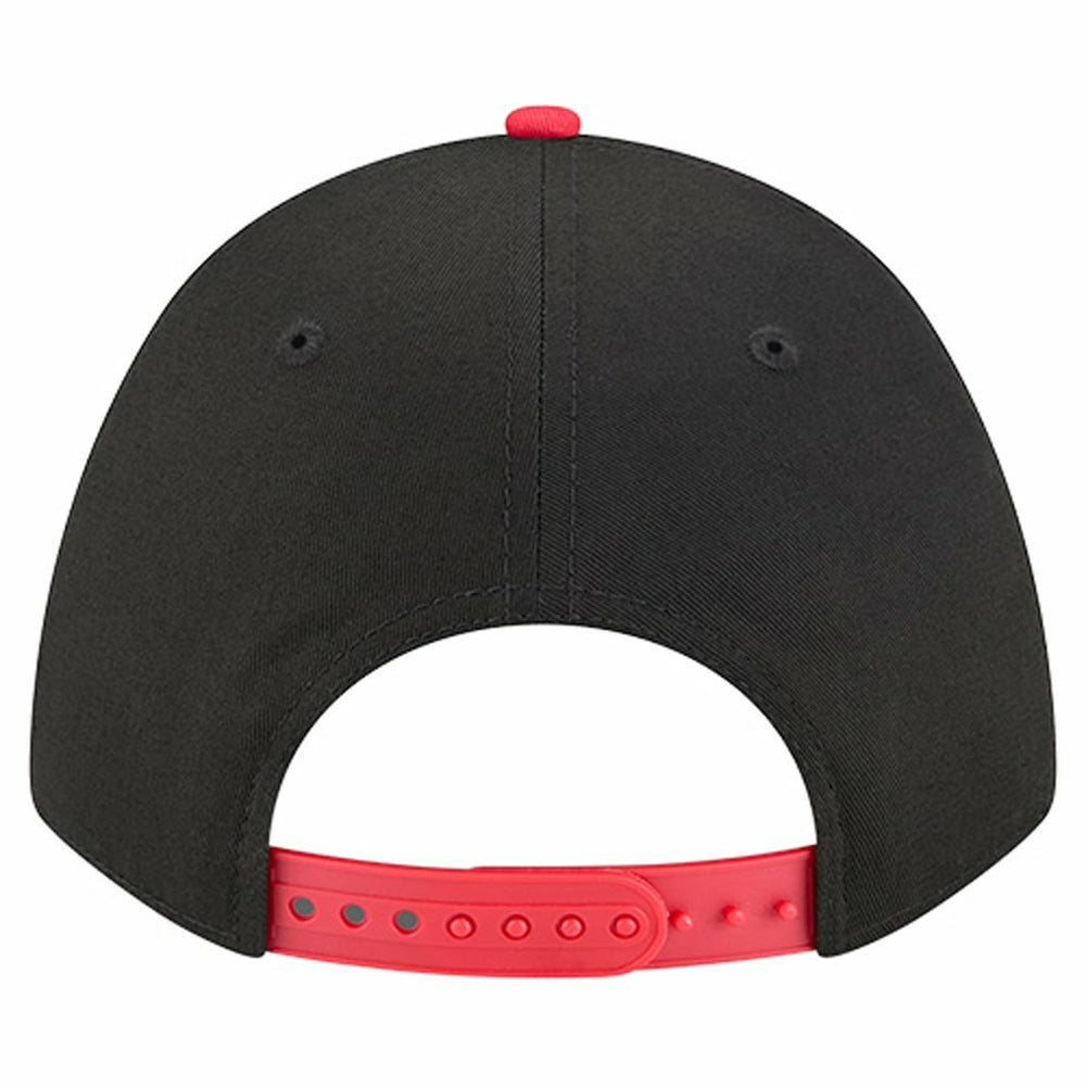 Black Chicago Bulls Bold Arch COOLERA 9FORTY A-Frame M-Crown Adjustable Hat | NBA