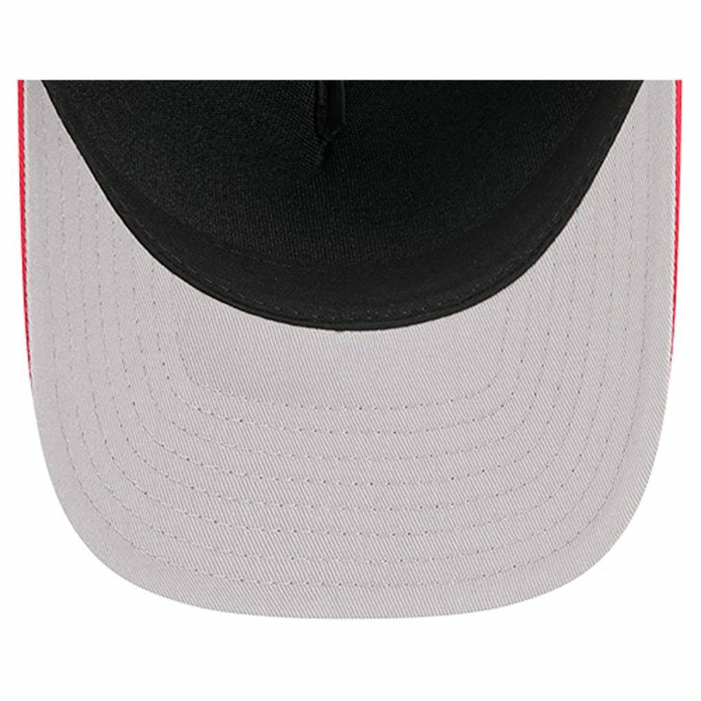 Black Chicago Bulls Bold Arch COOLERA 9FORTY A-Frame M-Crown Adjustable Hat | NBA