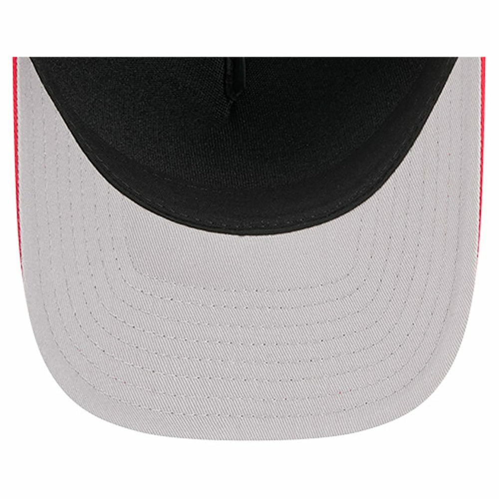 Black Chicago Bulls Bold Arch COOLERA 9FORTY A-Frame M-Crown Adjustable Hat | NBA