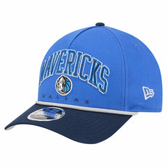 Blue Dallas Mavericks Bold Arch COOLERA 9FORTY A-Frame M-Crown Adjustable Hat sale | NBA