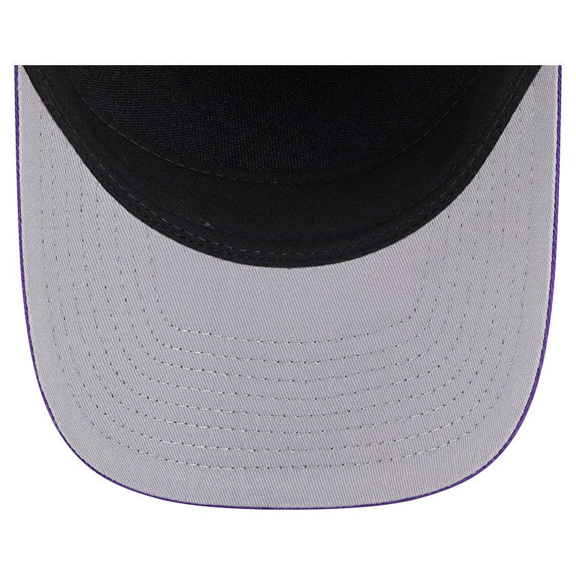 Black Sacramento Kings Bold Arch COOLERA 9FORTY A-Frame M-Crown Adjustable Hat | NBA