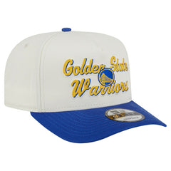 Cream/Royal Golden State Warriors Chainstitch 9FIFTY A-Frame Snapback Hat sale | NBA