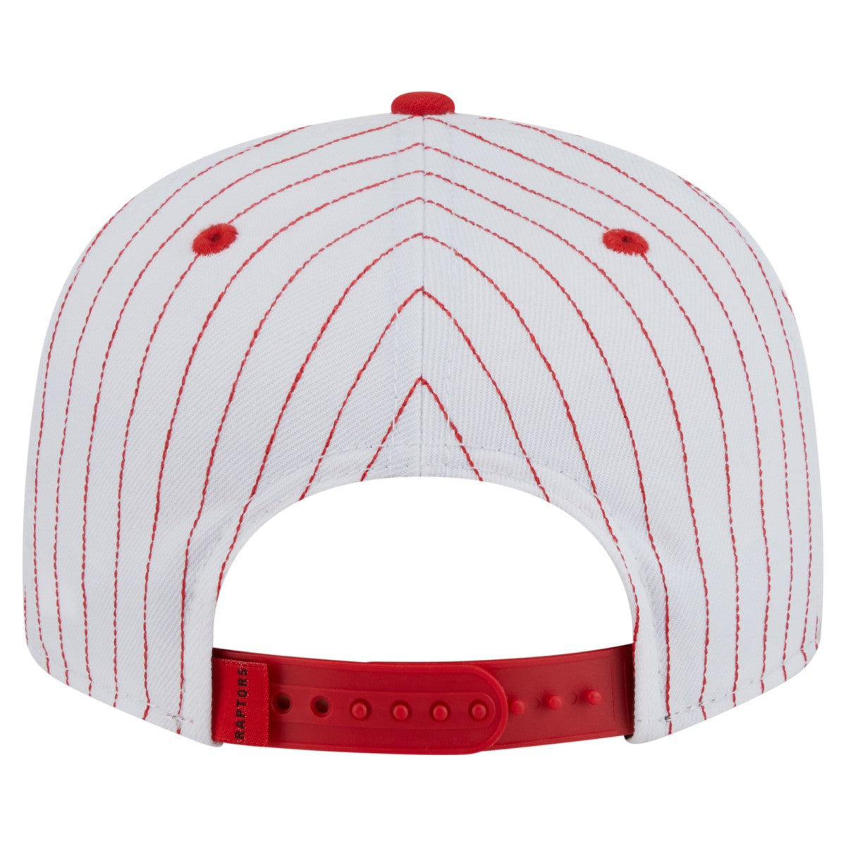White Toronto Raptors Deceptor Pinstripe 9FIFTY Snapback Hat | NBA