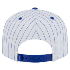 White Golden State Warriors Deceptor Pinstripe 9FIFTY Snapback Hat sale | NBA