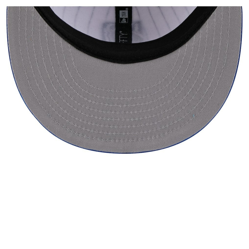 White Dallas Mavericks Deceptor Pinstripe 9FIFTY Snapback Hat sale | NBA