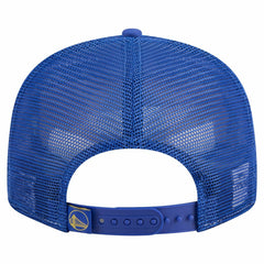 Gold/Royal Golden State Warriors Outdoor Split Panel 9FIFTY Snapback Hat sale | NBA
