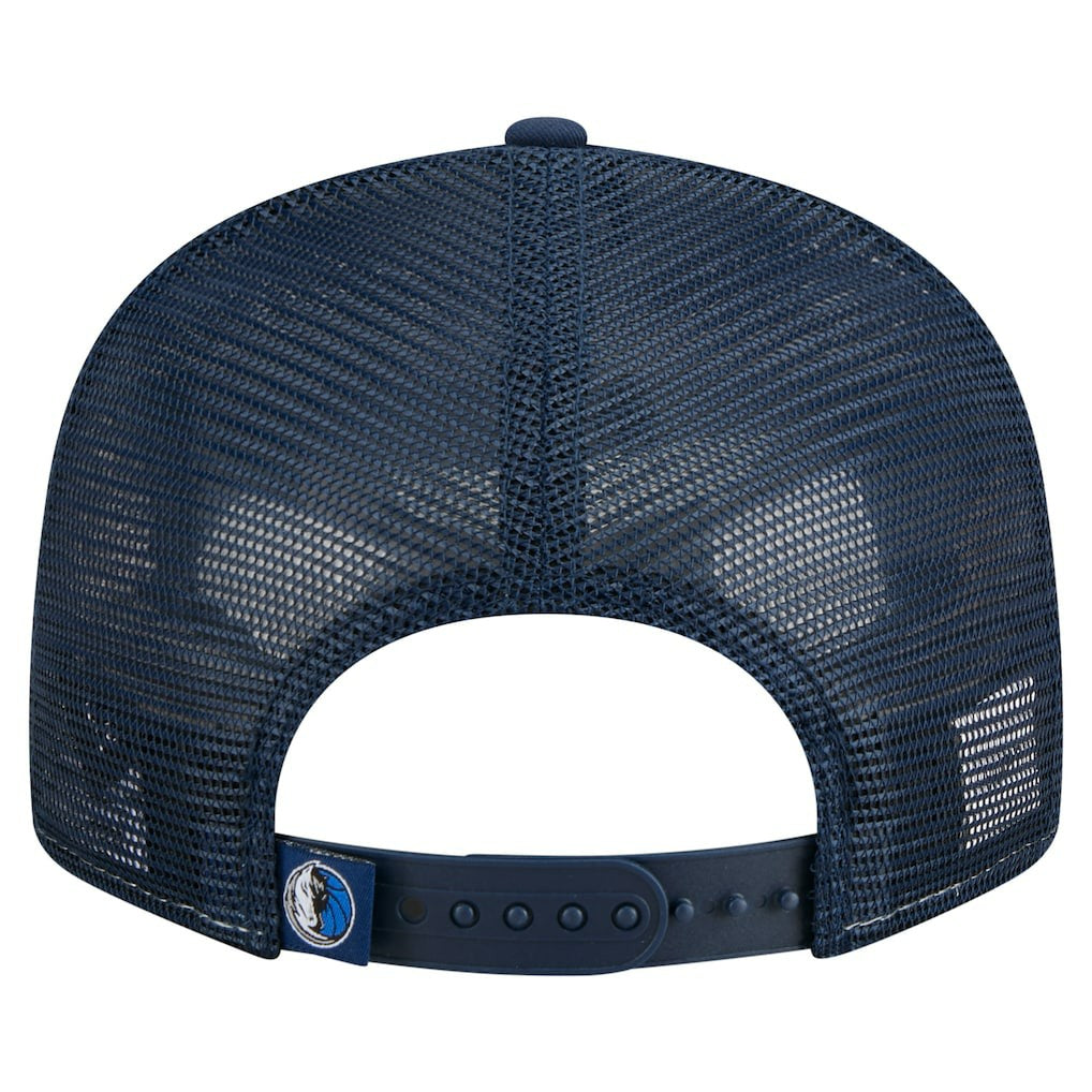 Blue/Navy Dallas Mavericks Outdoor Split Panel 9FIFTY Snapback Hat sale | NBA
