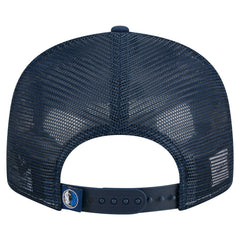 Blue/Navy Dallas Mavericks Outdoor Split Panel 9FIFTY Snapback Hat sale | NBA