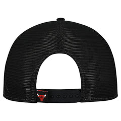 Red/Black Chicago Bulls Outdoor Split Panel 9FIFTY Snapback Hat | NBA