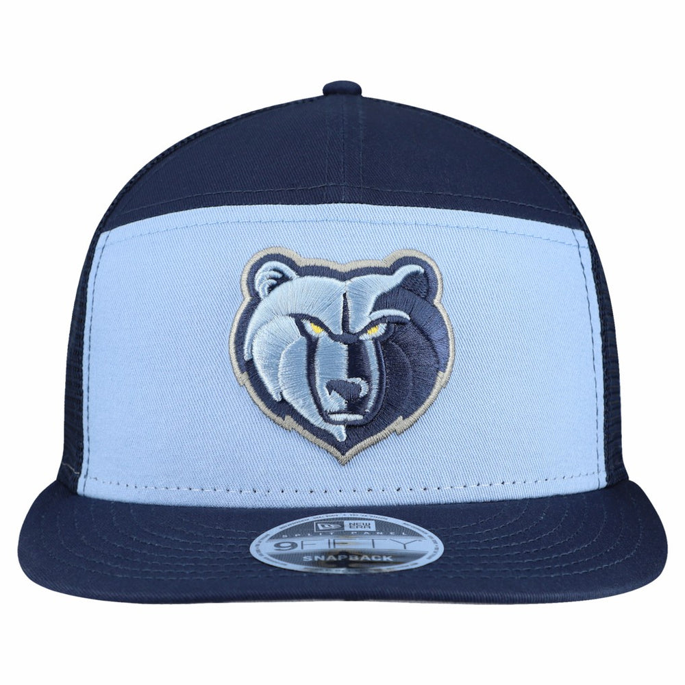 Light Blue/Navy Memphis Grizzlies Outdoor Split Panel 9FIFTY Snapback Hat | NBA