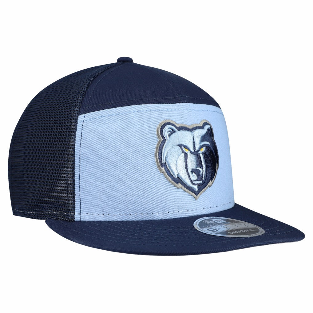 Light Blue/Navy Memphis Grizzlies Outdoor Split Panel 9FIFTY Snapback Hat | NBA