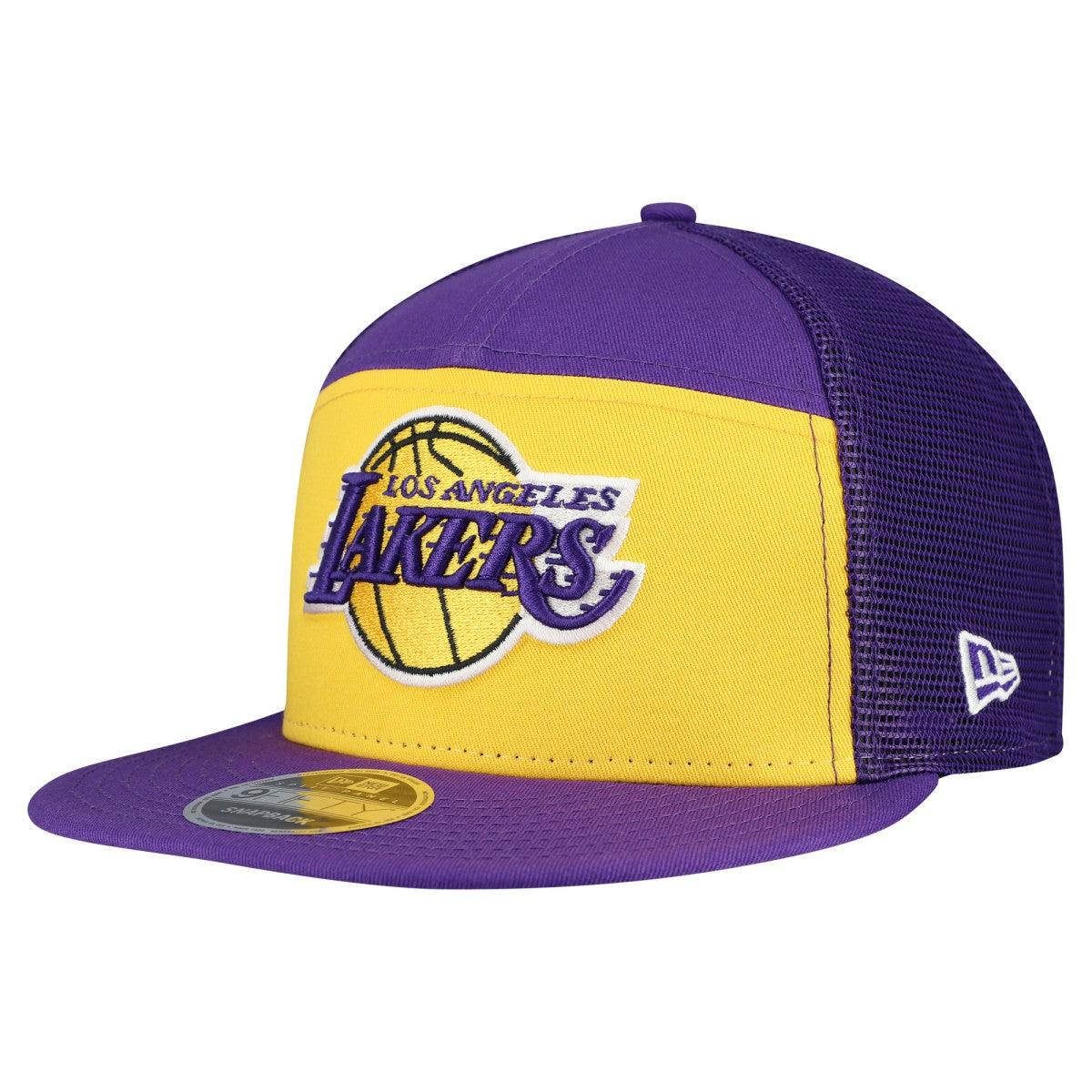 Gold/Purple Los Angeles Lakers Outdoor Split Panel 9FIFTY Snapback Hat | NBA