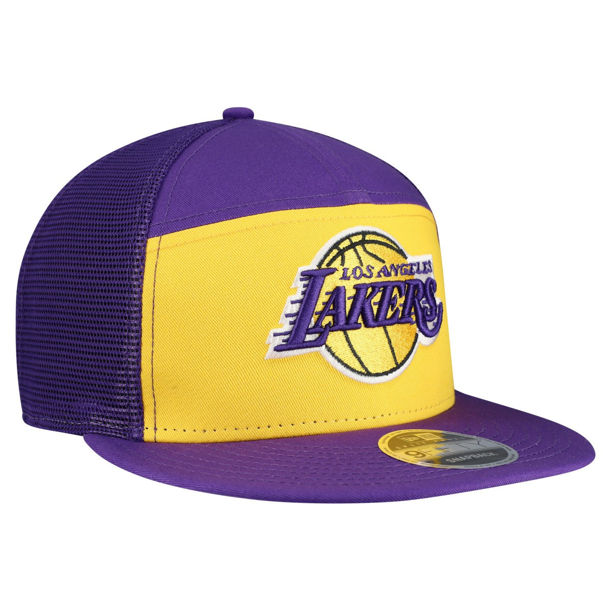 Gold/Purple Los Angeles Lakers Outdoor Split Panel 9FIFTY Snapback Hat | NBA