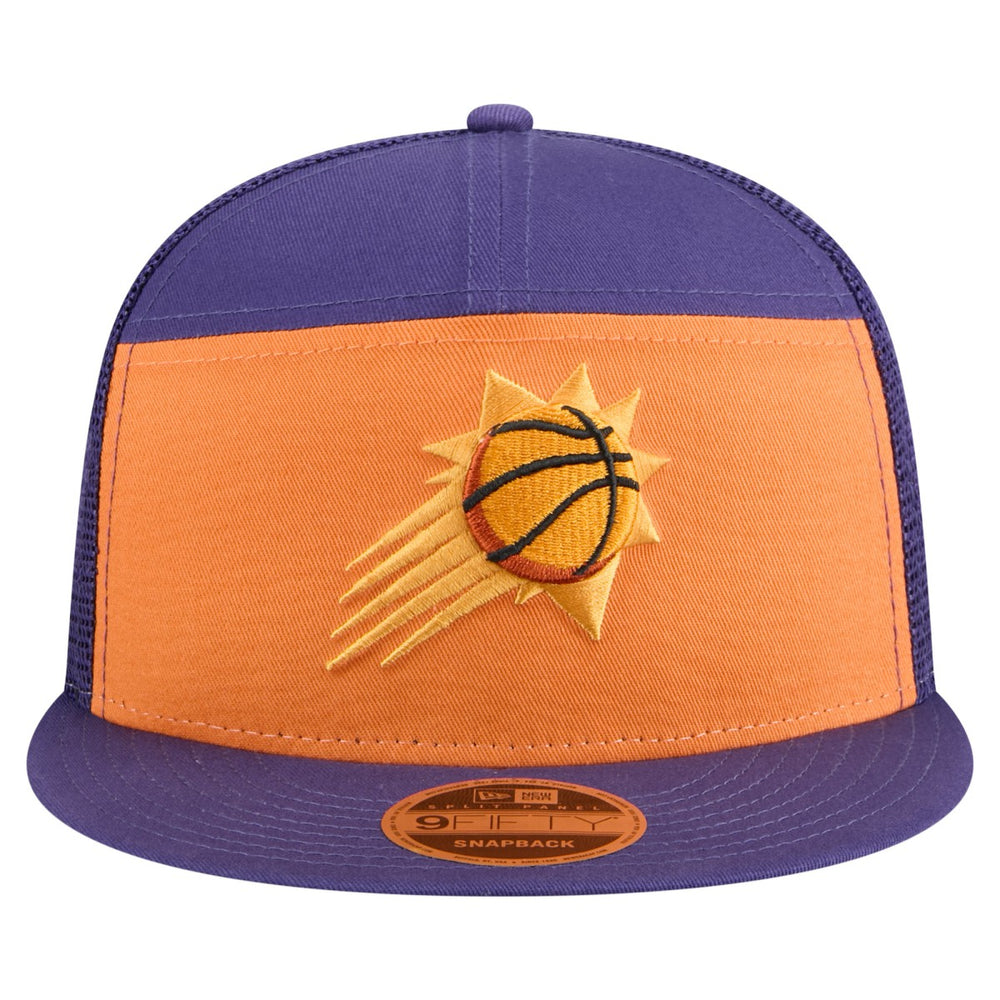 Orange/Purple Phoenix Suns Outdoor Split Panel 9FIFTY Snapback Hat | NBA