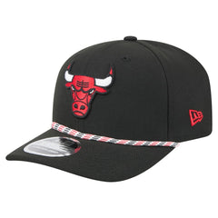 Black Chicago Bulls Rope 9SEVENTY Adjustable Hat | NBA