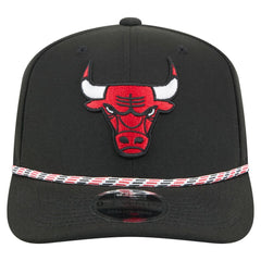 Black Chicago Bulls Rope 9SEVENTY Adjustable Hat | NBA