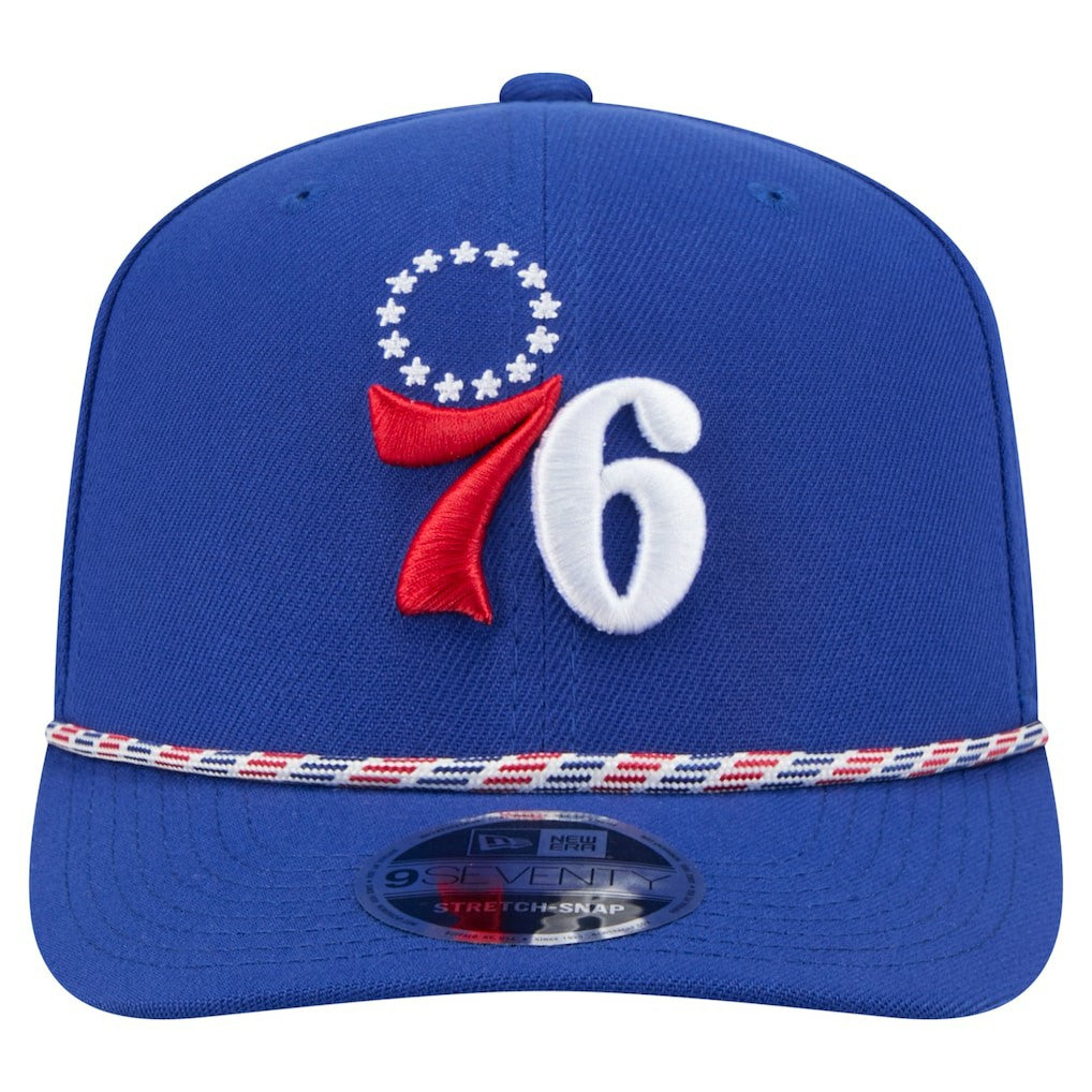 Blue Philadelphia 76ers Rope 9SEVENTY Adjustable Hat | NBA