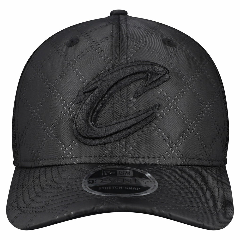 Black Cleveland Cavaliers Quilted 9SEVENTY Trucker Adjustable Hat sale | NBA