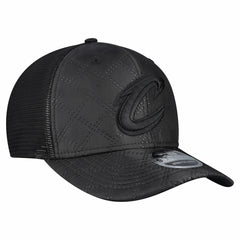 Black Cleveland Cavaliers Quilted 9SEVENTY Trucker Adjustable Hat sale | NBA