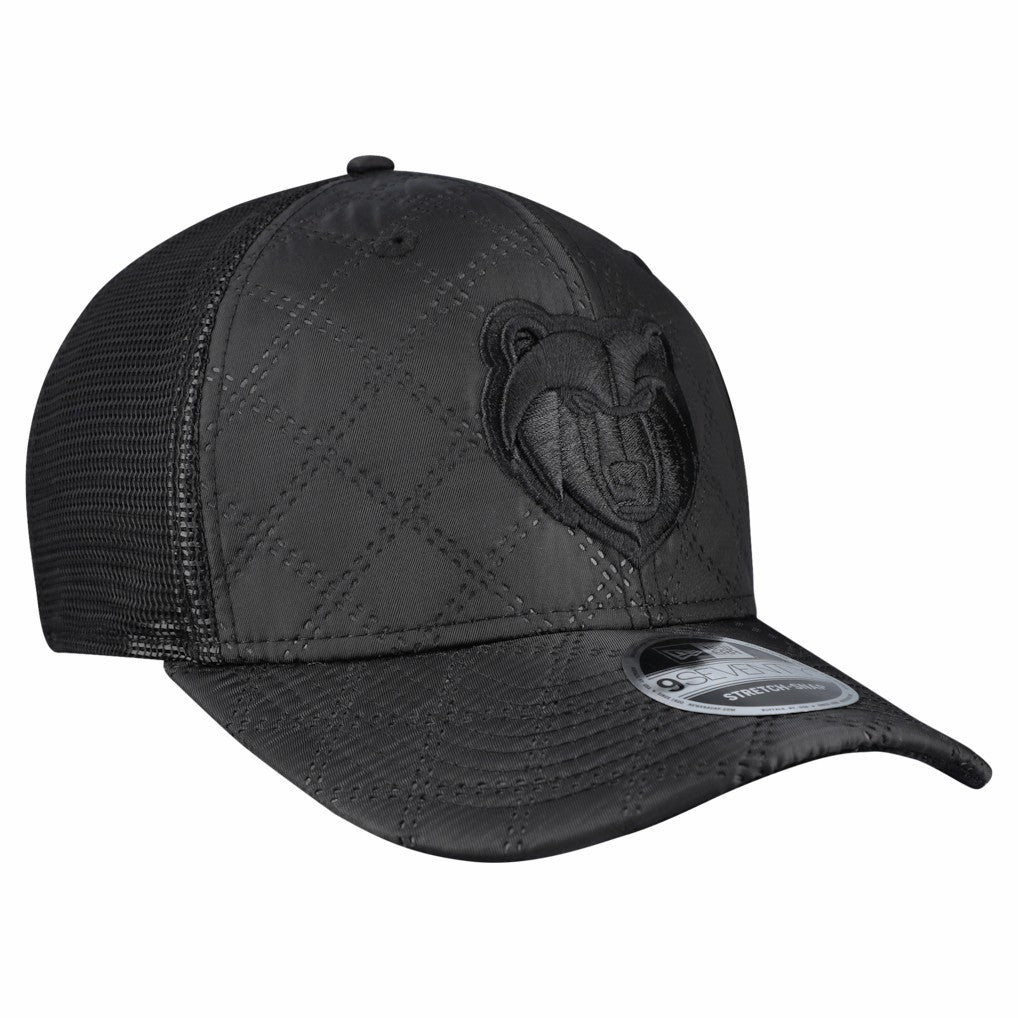Black Memphis Grizzlies Quilted 9SEVENTY Trucker Adjustable Hat | NBA