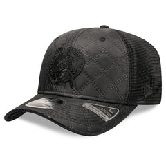 Black Boston Celtics Quilted 9SEVENTY Trucker Adjustable Hat | NBA