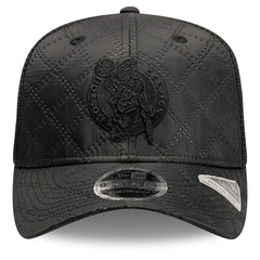 Black Boston Celtics Quilted 9SEVENTY Trucker Adjustable Hat | NBA