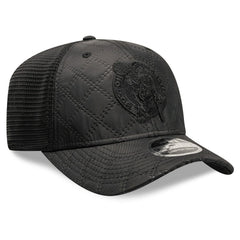 Black Boston Celtics Quilted 9SEVENTY Trucker Adjustable Hat | NBA