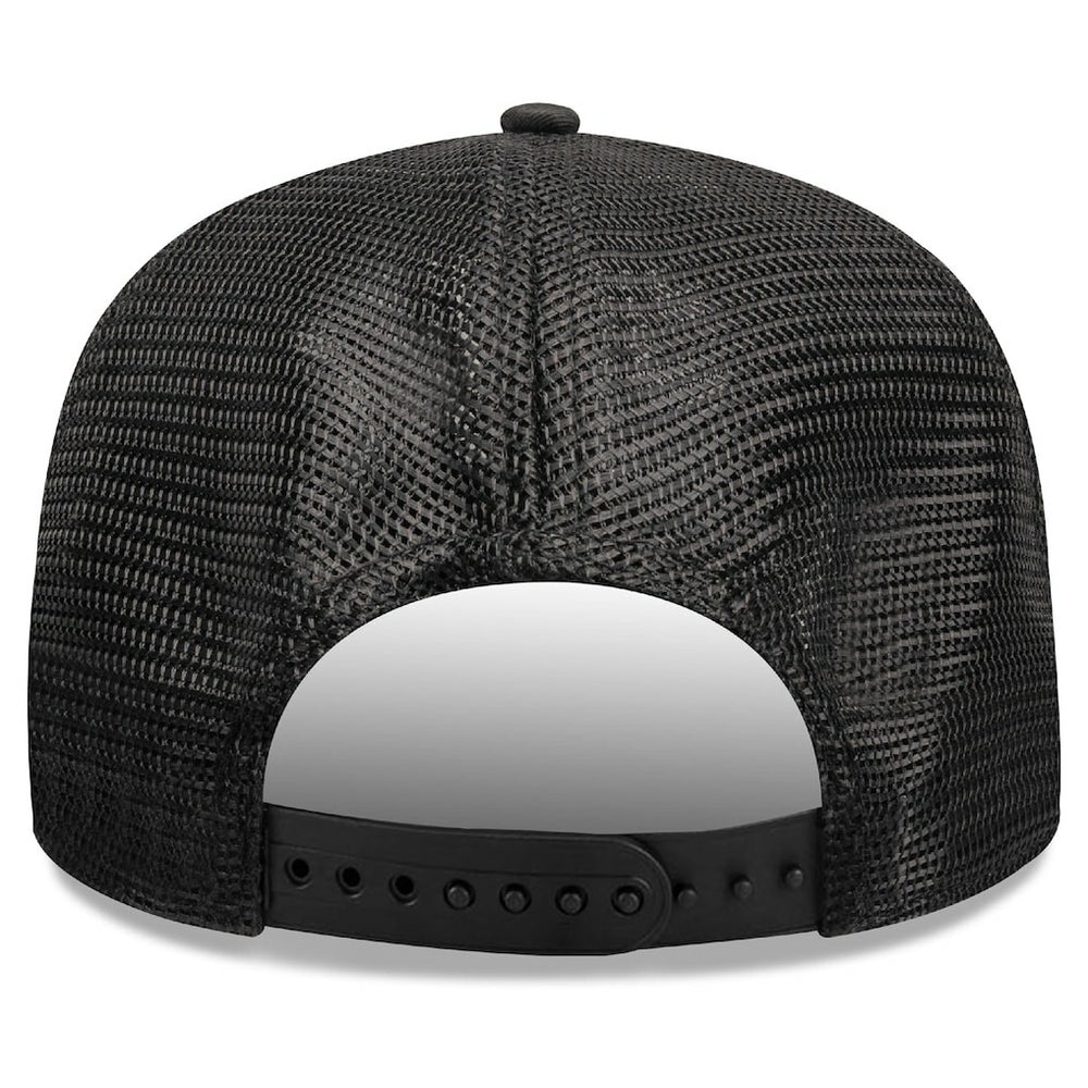 Black Boston Celtics Quilted 9SEVENTY Trucker Adjustable Hat | NBA