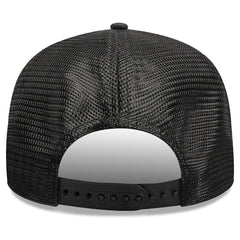 Black Boston Celtics Quilted 9SEVENTY Trucker Adjustable Hat | NBA