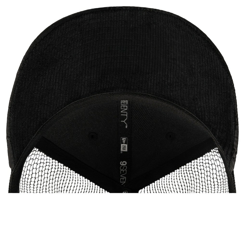 Black Boston Celtics Quilted 9SEVENTY Trucker Adjustable Hat | NBA