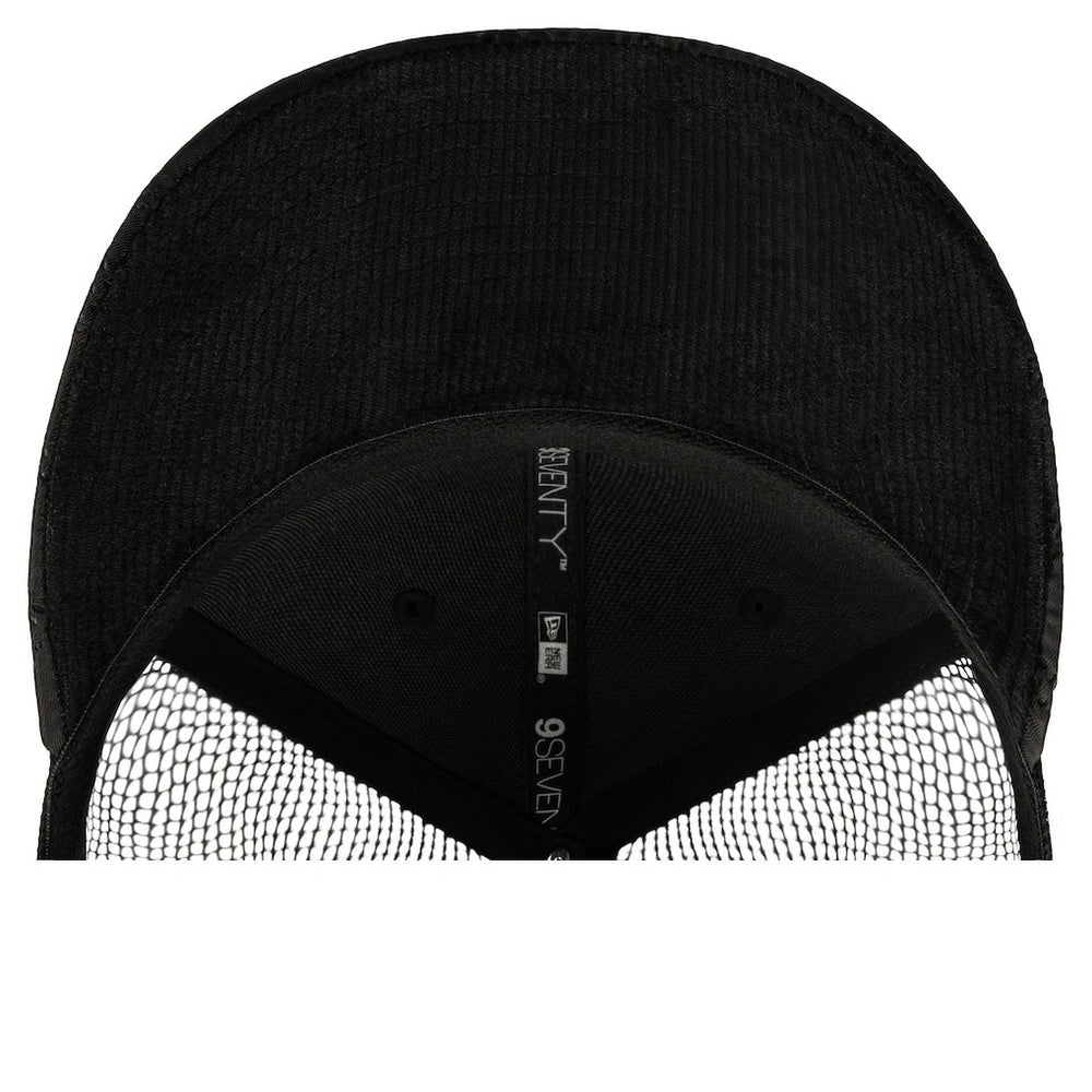 Black Boston Celtics Quilted 9SEVENTY Trucker Adjustable Hat | NBA