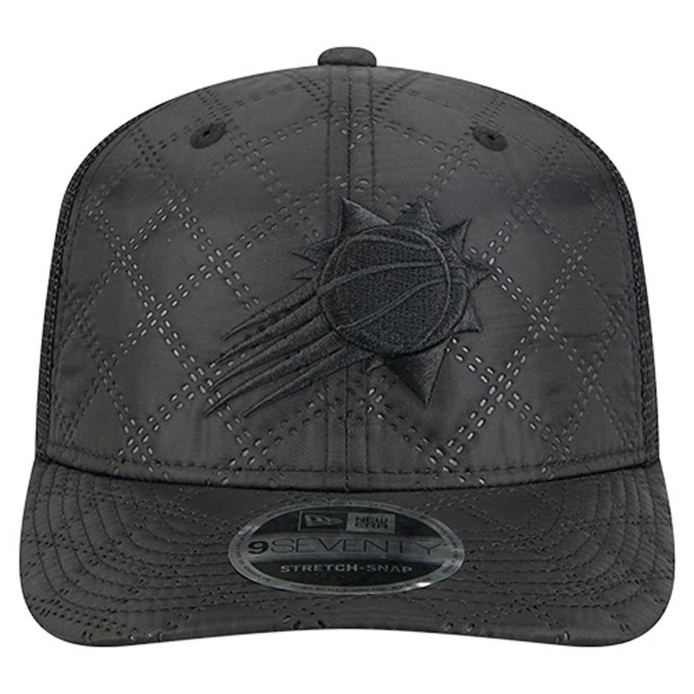 Black Phoenix Suns Quilted 9SEVENTY Trucker Adjustable Hat | NBA