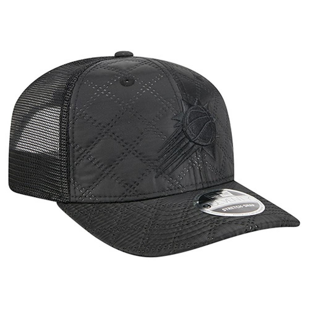 Black Phoenix Suns Quilted 9SEVENTY Trucker Adjustable Hat | NBA
