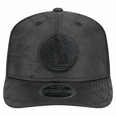 Black Dallas Mavericks Quilted 9SEVENTY Trucker Adjustable Hat sale | NBA