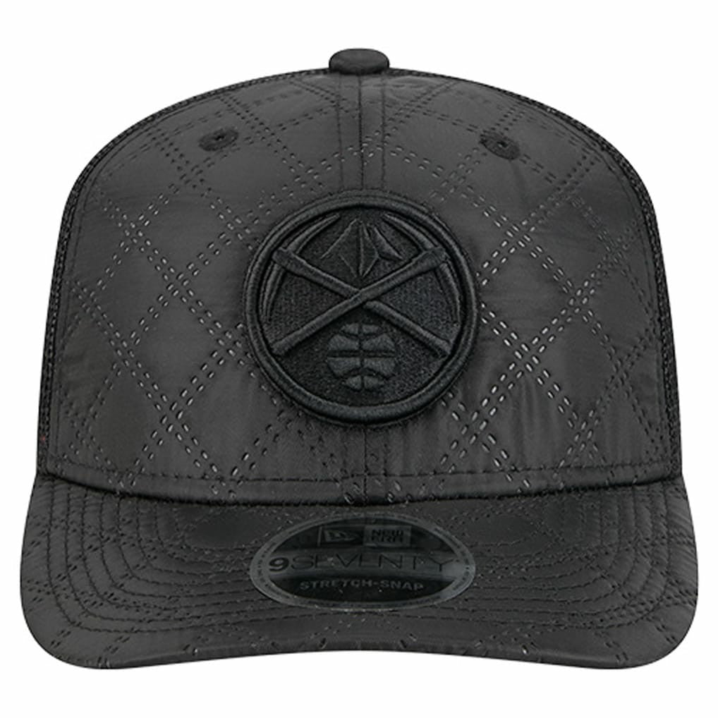 Black Denver Nuggets Quilted 9SEVENTY Trucker Adjustable Hat sale | NBA