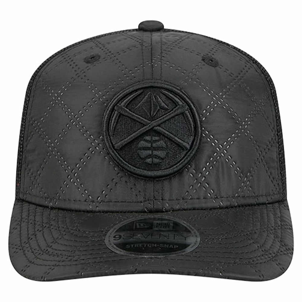 Black Denver Nuggets Quilted 9SEVENTY Trucker Adjustable Hat sale | NBA