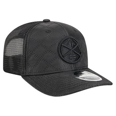 Black Denver Nuggets Quilted 9SEVENTY Trucker Adjustable Hat sale | NBA