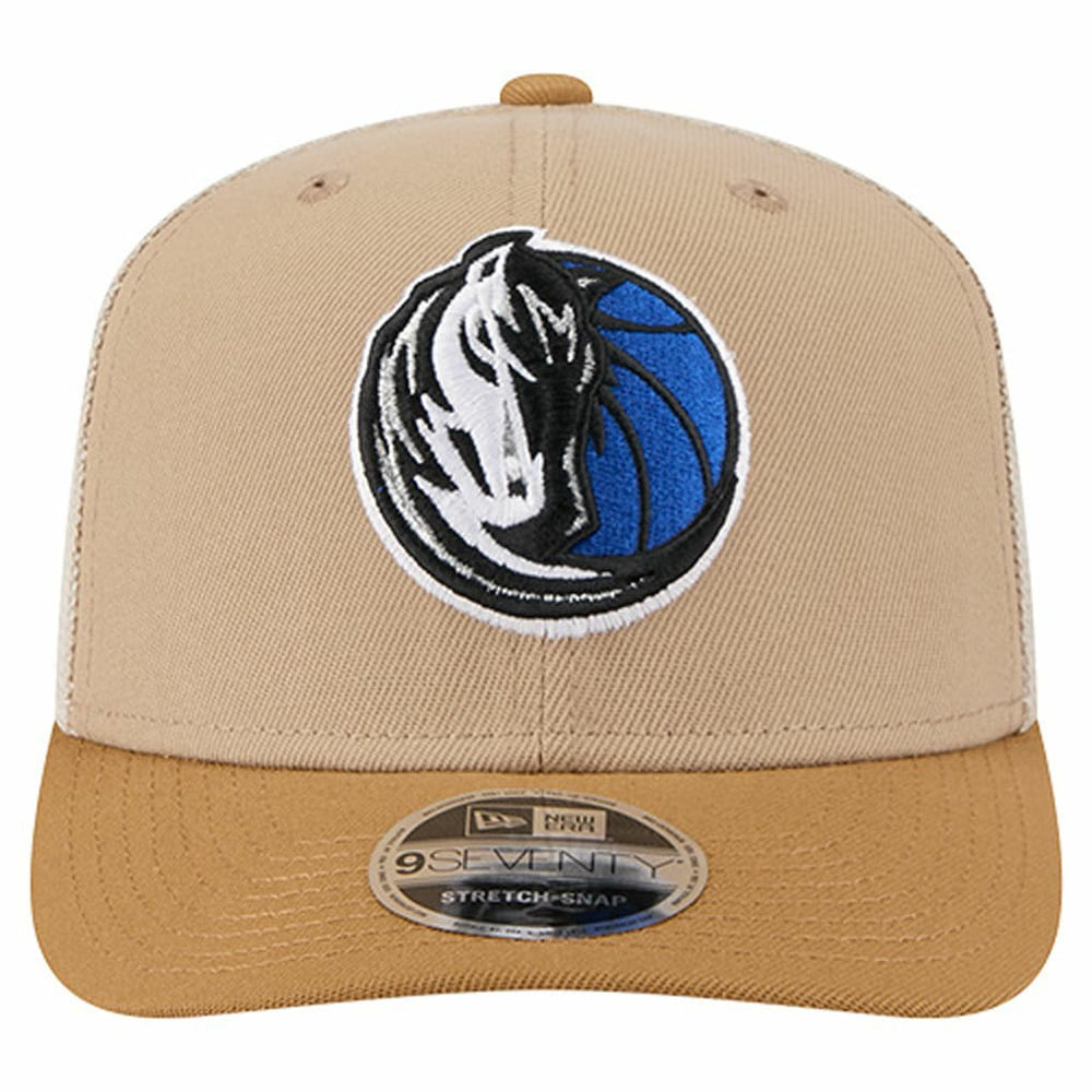 Tan/Light Brown Dallas Mavericks Two-Tone 9SEVENTY Adjustable Trucker Hat sale | NBA