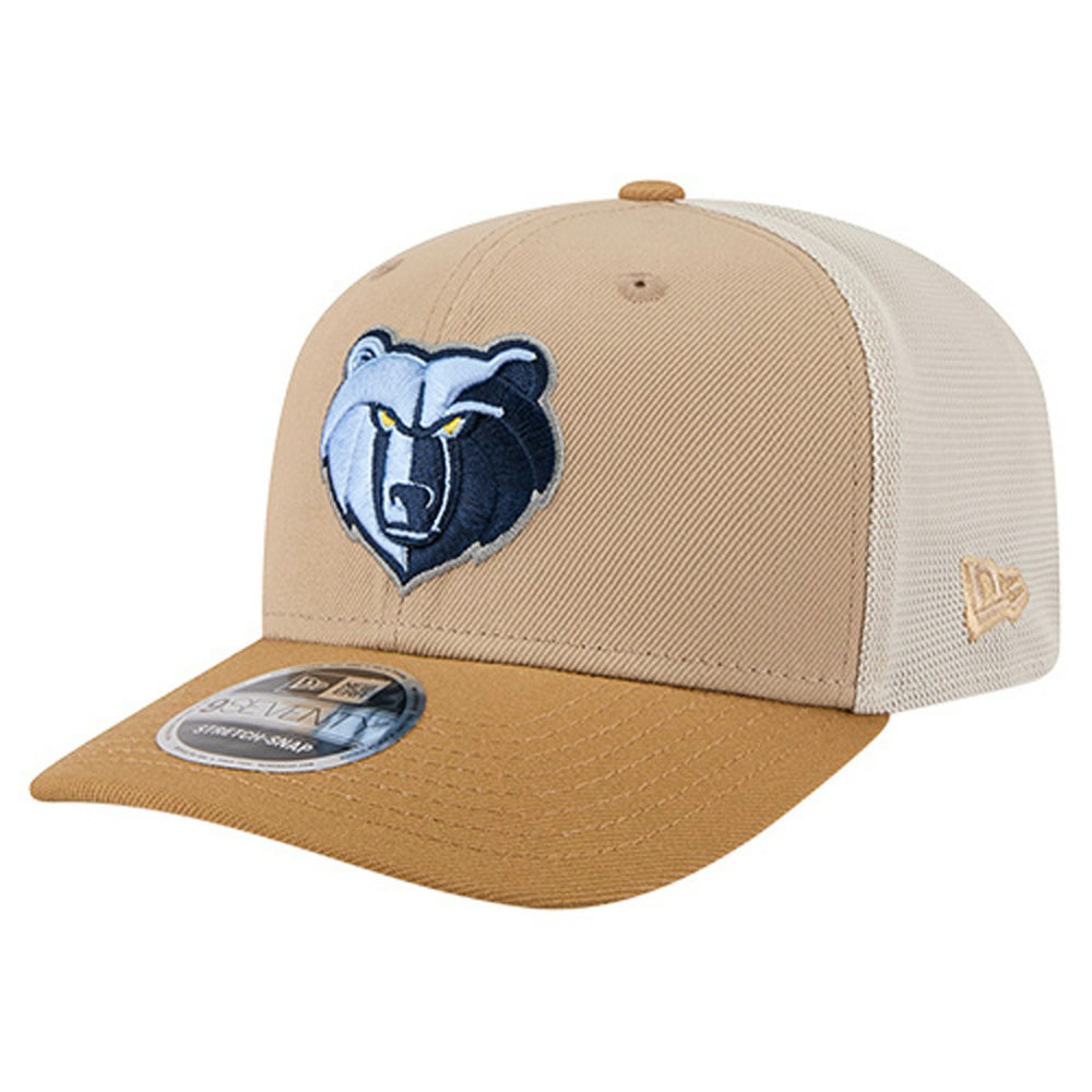Tan/Light Brown Memphis Grizzlies Two-Tone 9SEVENTY Adjustable Trucker Hat | NBA