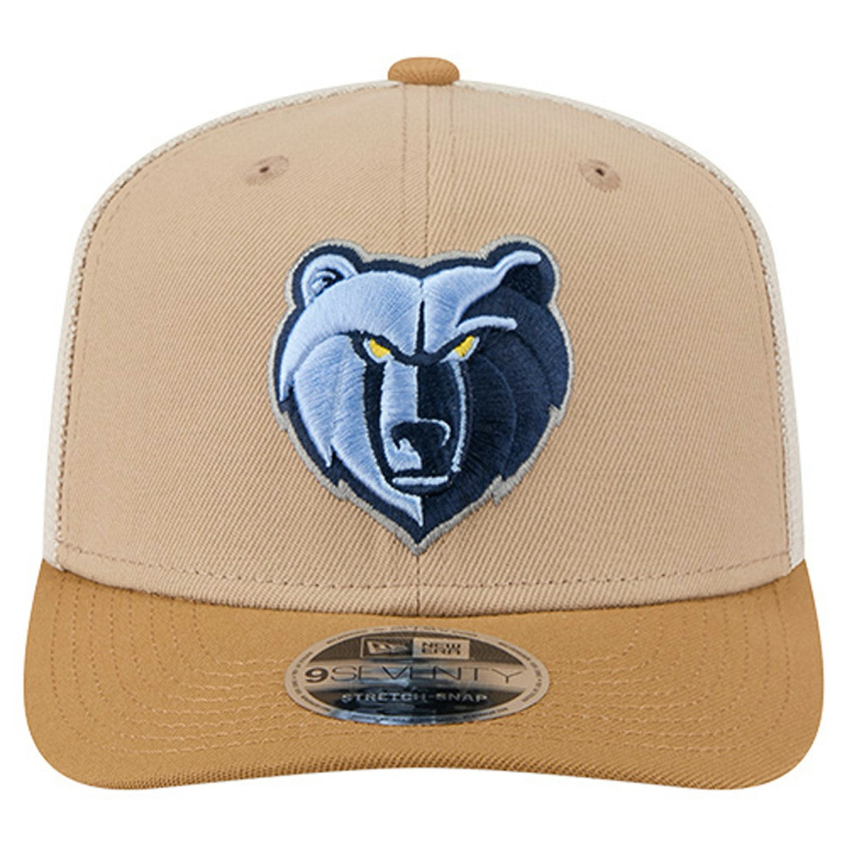 Tan/Light Brown Memphis Grizzlies Two-Tone 9SEVENTY Adjustable Trucker Hat | NBA