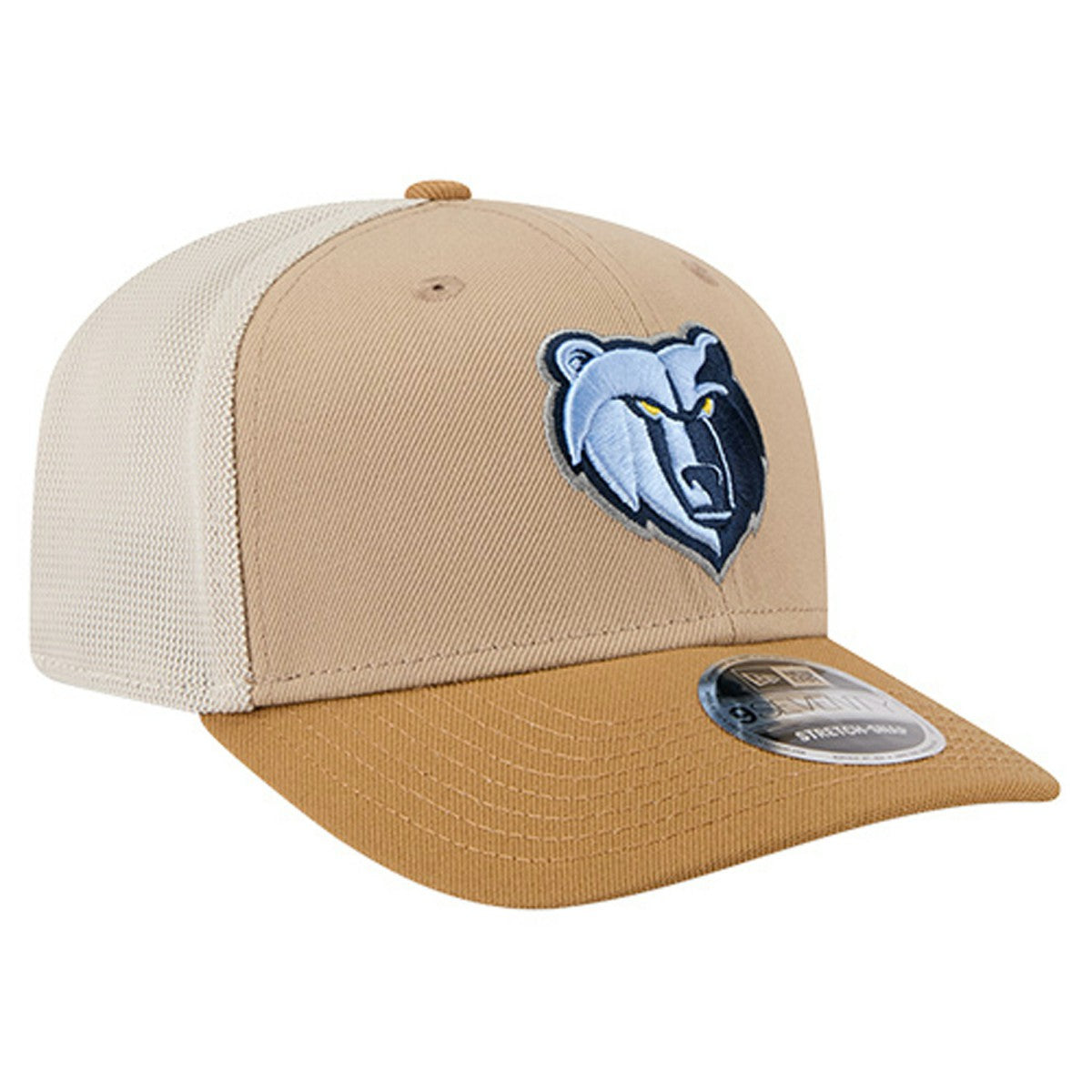 Tan/Light Brown Memphis Grizzlies Two-Tone 9SEVENTY Adjustable Trucker Hat | NBA